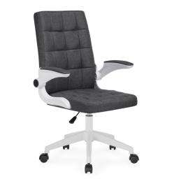 Компьютерное кресло Elga Тёмно-серая ткань / Белый пластик