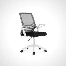 Компьютерное кресло Arrow Чёрная сетка / Белый пластик